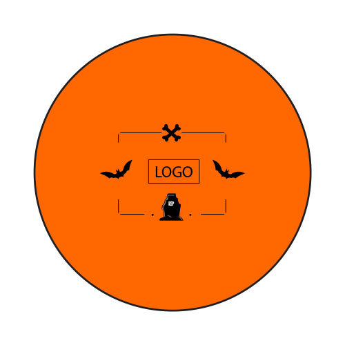 design halloween rip logo centre 535248869
