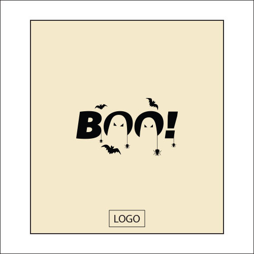 design tote bag halloween booh