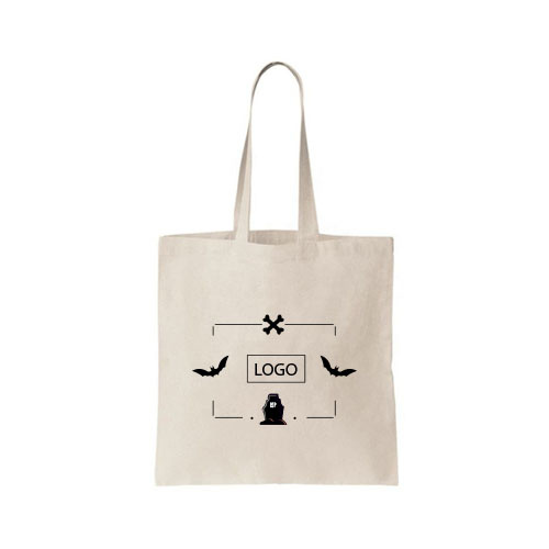 design tote bag halloween rip logo centre sur tote bag