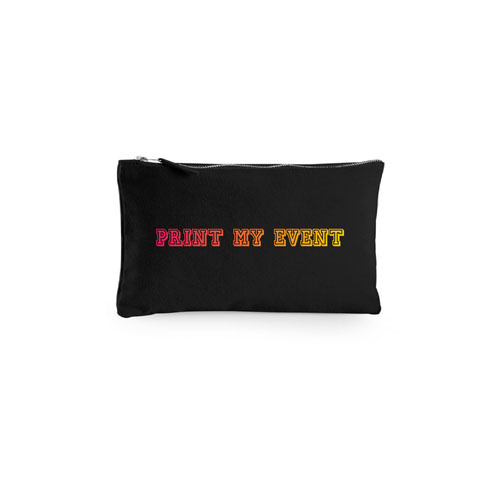 pochette en toile noir personnalisee 1870735344